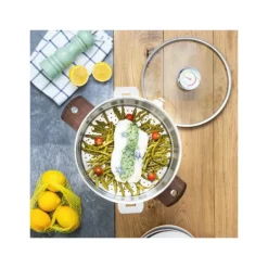 Online CRISTEL Casserole et Cuit Vapeur Inox Ø 24 cm Anses Olivier Biome