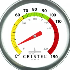 Clearance CRISTEL Casserole et Cuit Vapeur Inox Ø 20 cm Anses Noyer Biome