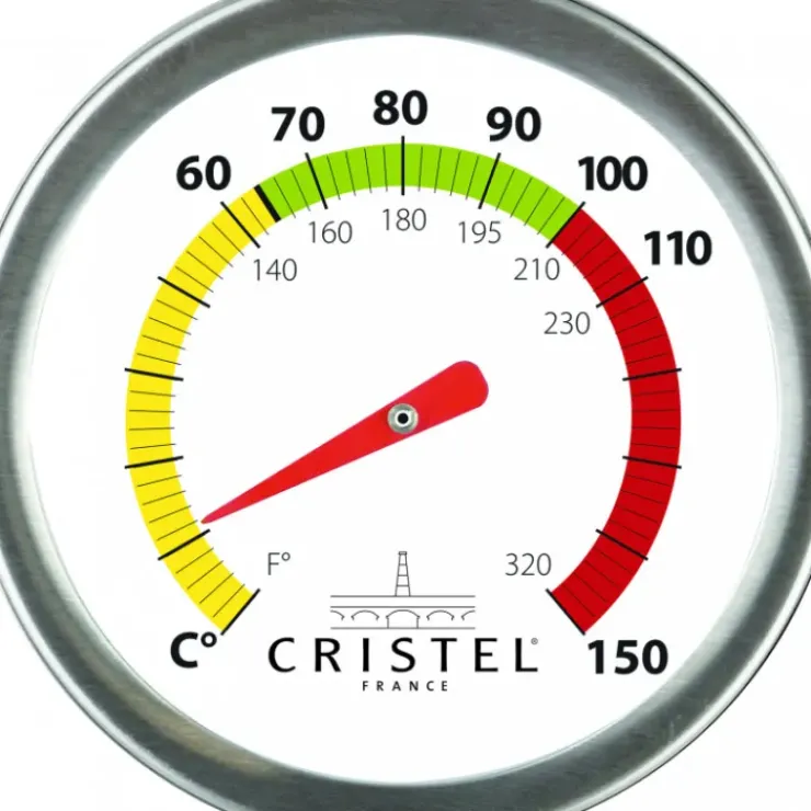 Clearance CRISTEL Casserole et Cuit Vapeur Inox Ø 20 cm Anses Noyer Biome