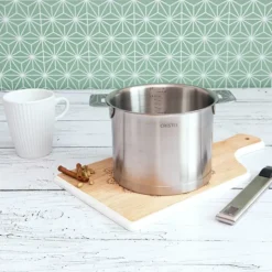 CRISTEL Casserole Haute Graduée Ø 14 cm Strate Amovible Inox