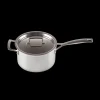Best LE CREUSET Casserole Inox avec Couvercle 20 cm