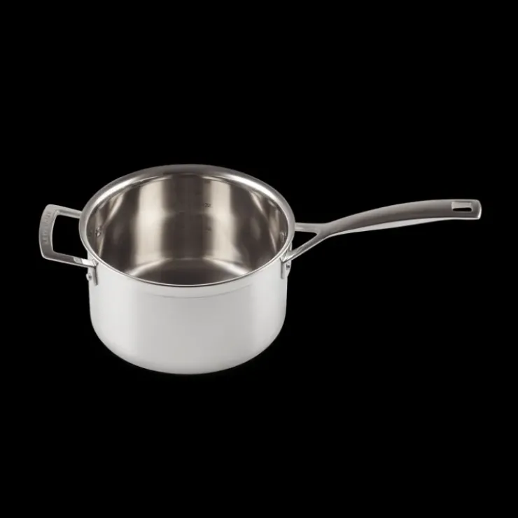 Best LE CREUSET Casserole Inox avec Couvercle 20 cm