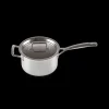 LE CREUSET Casserole Inox avec Couvercle 18 cm