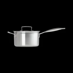 LE CREUSET Casserole Inox avec Couvercle 18 cm