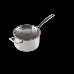 LE CREUSET Casserole Inox avec Couvercle 18 cm