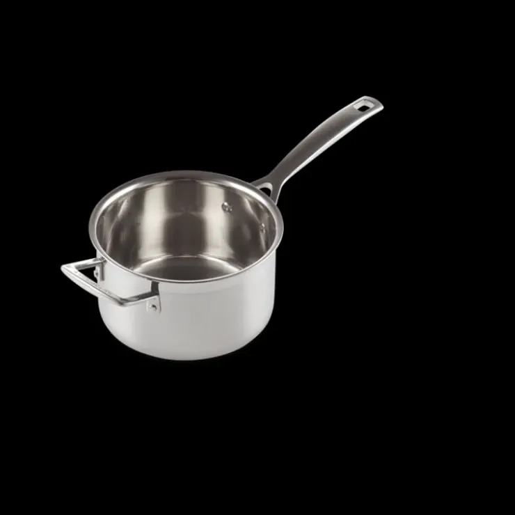 LE CREUSET Casserole Inox avec Couvercle 18 cm