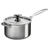 Hot LE CREUSET Casserole inox avec couvercle 18 cm Signature