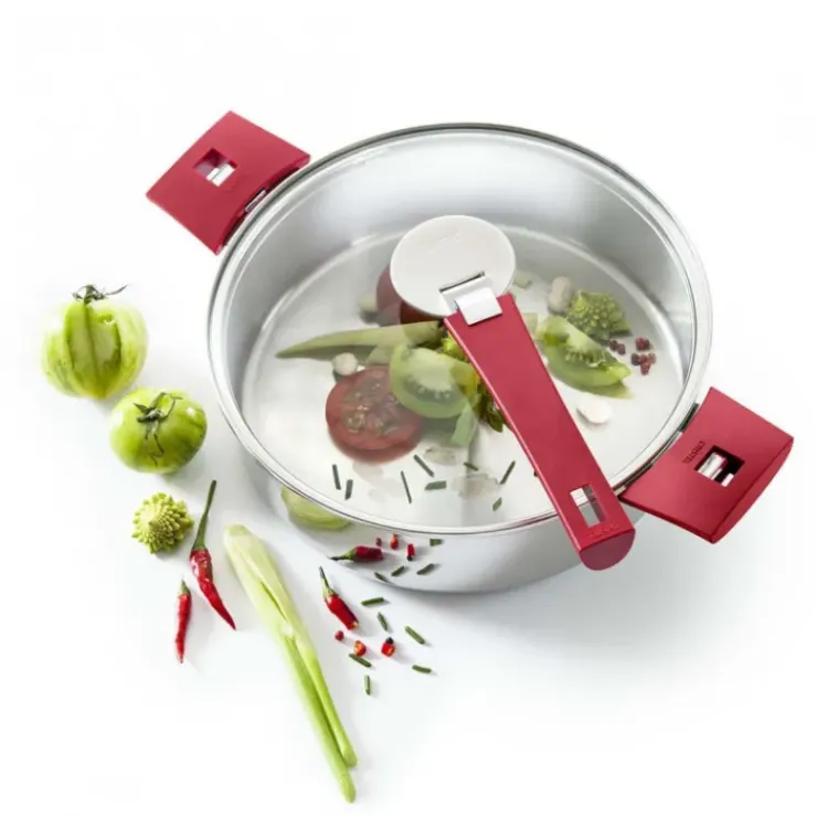 Hot CRISTEL Casserole Mutine Ø 20 cm Manche Amovible Inox