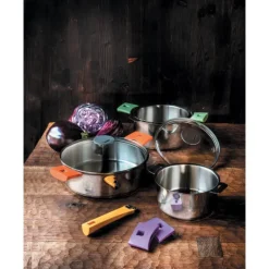 Best CRISTEL Casserole Mutine Ø 16 cm Manche Amovible Inox