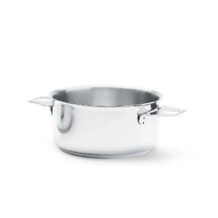 Best DE BUYER Casserole tout Inox sans Queue Ø 24 cm Twisty