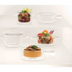 LUIGI BORMIOLI Casserole Verre Double Paroi 16 cl (x2) THERMIC GLASS