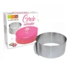 Outlet SCRAPCOOKING Cercle à Pâtisserie Extensible Inox