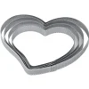 Best PAVONI Cercle à Tarte Coeur Inox Micro-perforé 22,5 x 21 cm x H 2 cm