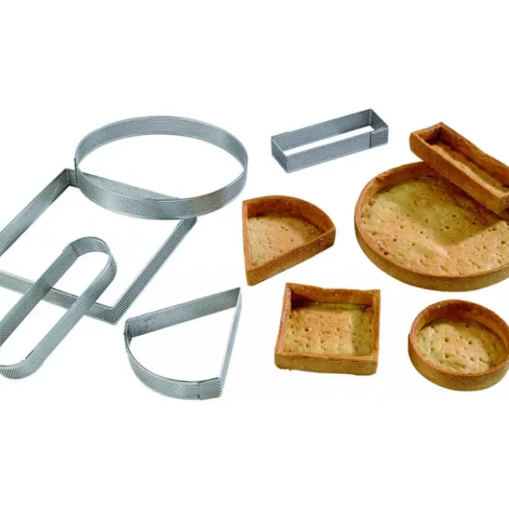 Sale MALLARD FERRIERE Cercle à Tarte Inox Perforé Ø24 cm H.2 cm