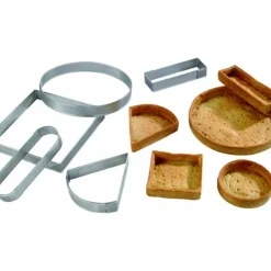 Clearance MALLARD FERRIERE Cercle à Tarte Inox Perforé Ø28 cm H.2 cm