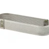 Clearance MALLARD FERRIERE Cercle à Tarte Oblong Inox Perforé 12x3.5 cm H.2 cm