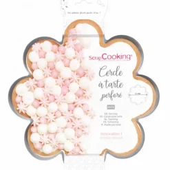 Outlet SCRAPCOOKING Cercle à Tarte Perforé Marguerite Ø 30 cm Inox