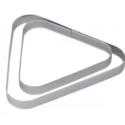 Online PAVONI Cercle à Tarte Triangle Inox Micro-perforé 17,5 x 16 cm x H 2 cm