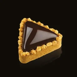 Hot PAVONI Cercle à Tarte Triangle Inox Micro-perforé 8,5 x 7,5 cm x H 2 cm