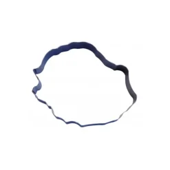 Outlet GOBEL Cercle Inox Pays Réunion 35 x 26,5 cm x H 4,5 cm