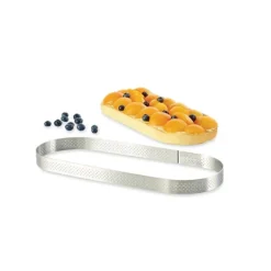 DE BUYER Cercle perforé forme Oblong 30 x 11 cm de L'école Valrhona par