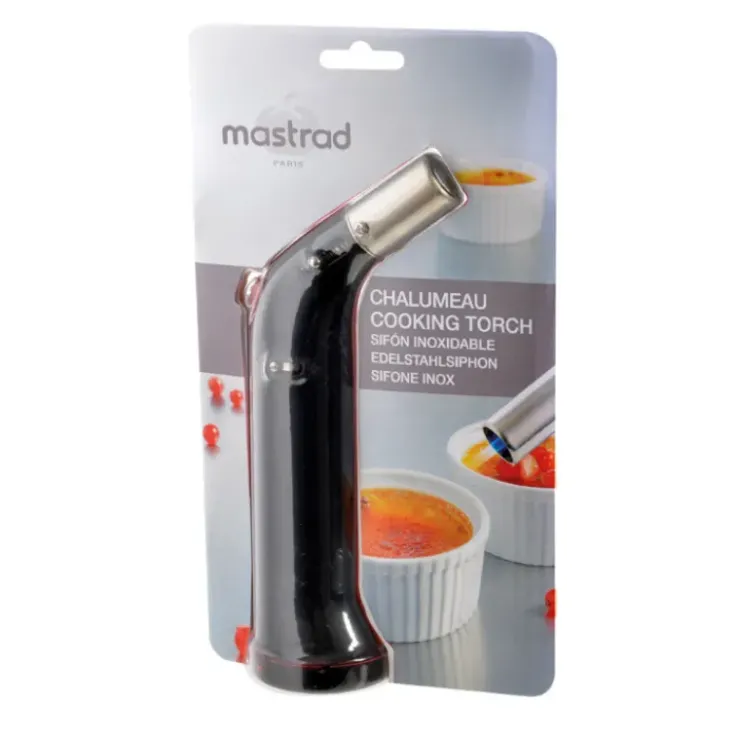 Outlet MASTRAD Chalumeau à Gaz rechargeable 22 ml Noir mat