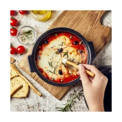 Sale EMILE HENRY Cheese Baker 17 cm Fusain