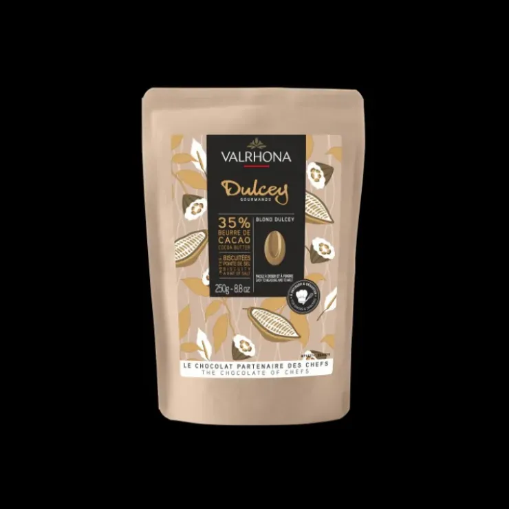 VALRHONA Chocolat de Couverture Blond Dulcey 35% 250g