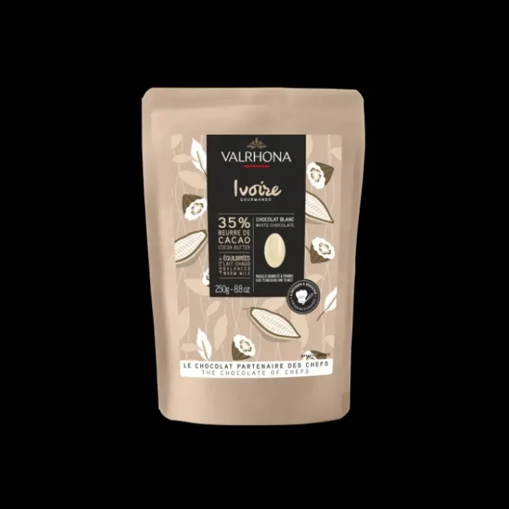 Sale VALRHONA Chocolat de Couverture Blanc Ivoire 35% 250g