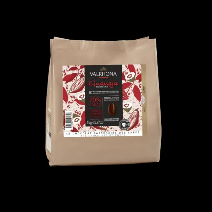 Online VALRHONA Chocolat de Couverture Noir Guanaja 70% 1kg