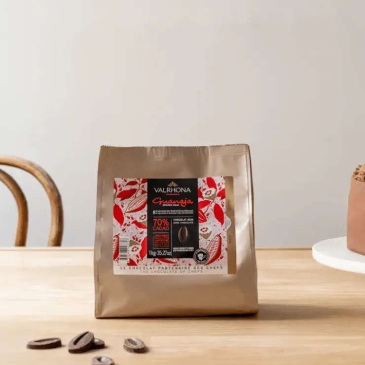 Online VALRHONA Chocolat de Couverture Noir Guanaja 70% 1kg