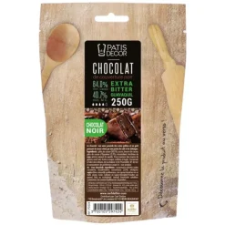 Hot PATISDECOR Chocolat de Couverture Noir Extra Bitter Guayaquil 64% 250 g Patisdécor