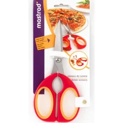 Clearance MASTRAD Ciseaux de Cuisine lames inox et Casse-Noix Framboise