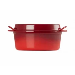 Clearance LE CREUSET Cocotte Doufeu Ovale en Fonte 32 cm Cerise