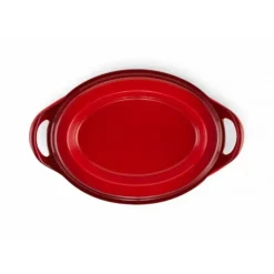 Clearance LE CREUSET Cocotte Doufeu Ovale en Fonte 32 cm Cerise