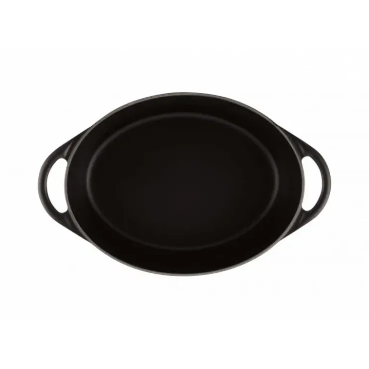 Outlet LE CREUSET Cocotte Doufeu Ovale en Fonte 32 cm Noir Mat