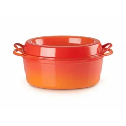 Outlet LE CREUSET Cocotte Doufeu Ovale en Fonte 32 cm Noir Mat