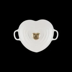 Discount LE CREUSET Cocotte en Fonte Cœur 20 cm Blanc