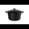 Hot LE CREUSET Cocotte en Fonte Haute 26 cm Noir Ebène