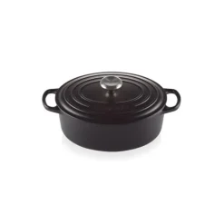 Best LE CREUSET Cocotte en fonte Ovale 29 cm Noir mat Signature