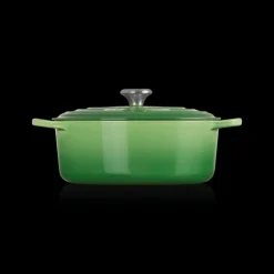 Outlet LE CREUSET Cocotte en Fonte Ovale 29 cm Bamboo Signature