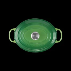 Outlet LE CREUSET Cocotte en Fonte Ovale 29 cm Bamboo Signature