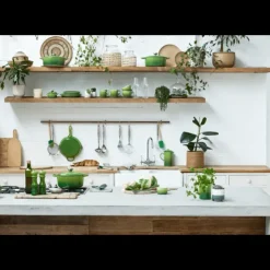 Outlet LE CREUSET Cocotte en Fonte Ovale 29 cm Bamboo Signature