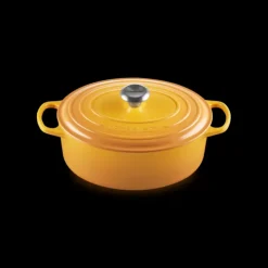 Hot LE CREUSET Cocotte en fonte Ovale 29 cm Nectar Signature