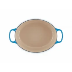 Hot LE CREUSET Cocotte en Fonte Ovale 29 cm Azur Signature