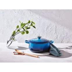 Best LE CREUSET Cocotte en fonte Ovale 31 cm Azur Signature