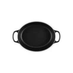 Sale LE CREUSET Cocotte en fonte Ovale 35 cm Noir mat Signature