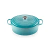 Online LE CREUSET Cocotte en fonte Ovale 31 cm Caraïbes Signature