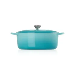 Online LE CREUSET Cocotte en fonte Ovale 31 cm Caraïbes Signature