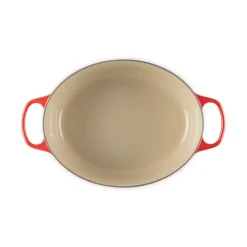 LE CREUSET Cocotte en Fonte Ovale 33 cm Cerise Signature